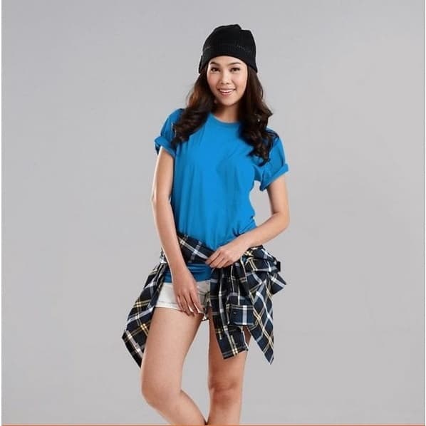 เสื้อตราห่านคอกลม หลากสี ผ้าคอตตอน ของแท้ รูปที่ 2