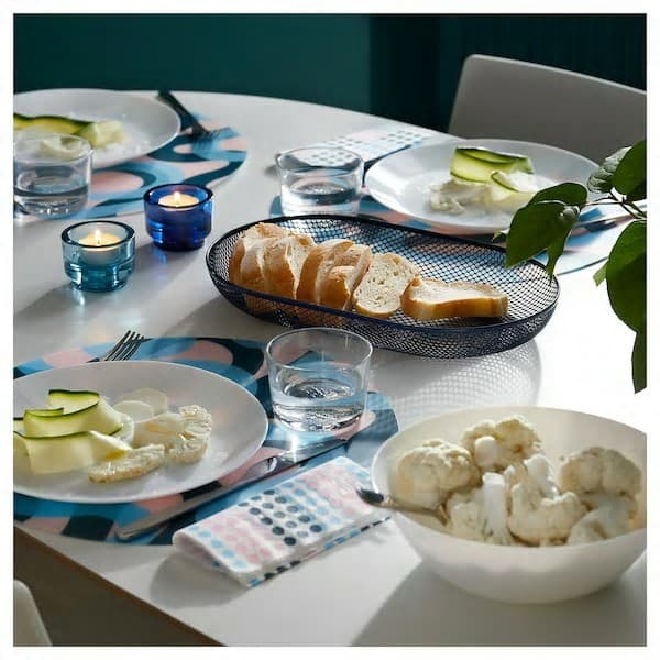 IKEA อีเกีย จาน ชาม ถ้วย เข้าไมโครเวฟได้ แก้วน้ำ ทนทานไม่แตกง่าย มินิมอล สีขาว สีเขียว รูปที่ 8