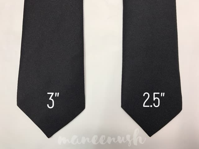 เนคไทสำเร็จรูป แบบซิป ผ้าลีวายเกรดA สีดำ/สีกรม รูปที่ 3