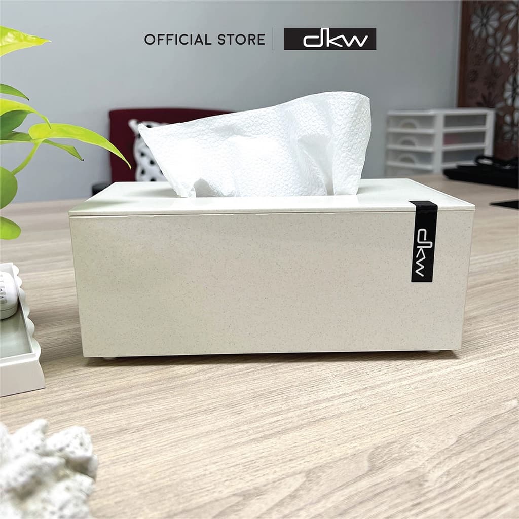 DKW HH-3020 กล่องกระดาษทิชชู Marble ทรงผืนผ้า กล่องทิชชู่ ที่ใส่ทิชชู รูปที่ 2