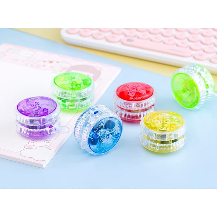 ของเล่นโยโย่เรืองแสง YOYO ลูกดิ่งโยโย่ มีไฟ สุ่มสี ของเล่นเด้งดึ่ง รูปที่ 9