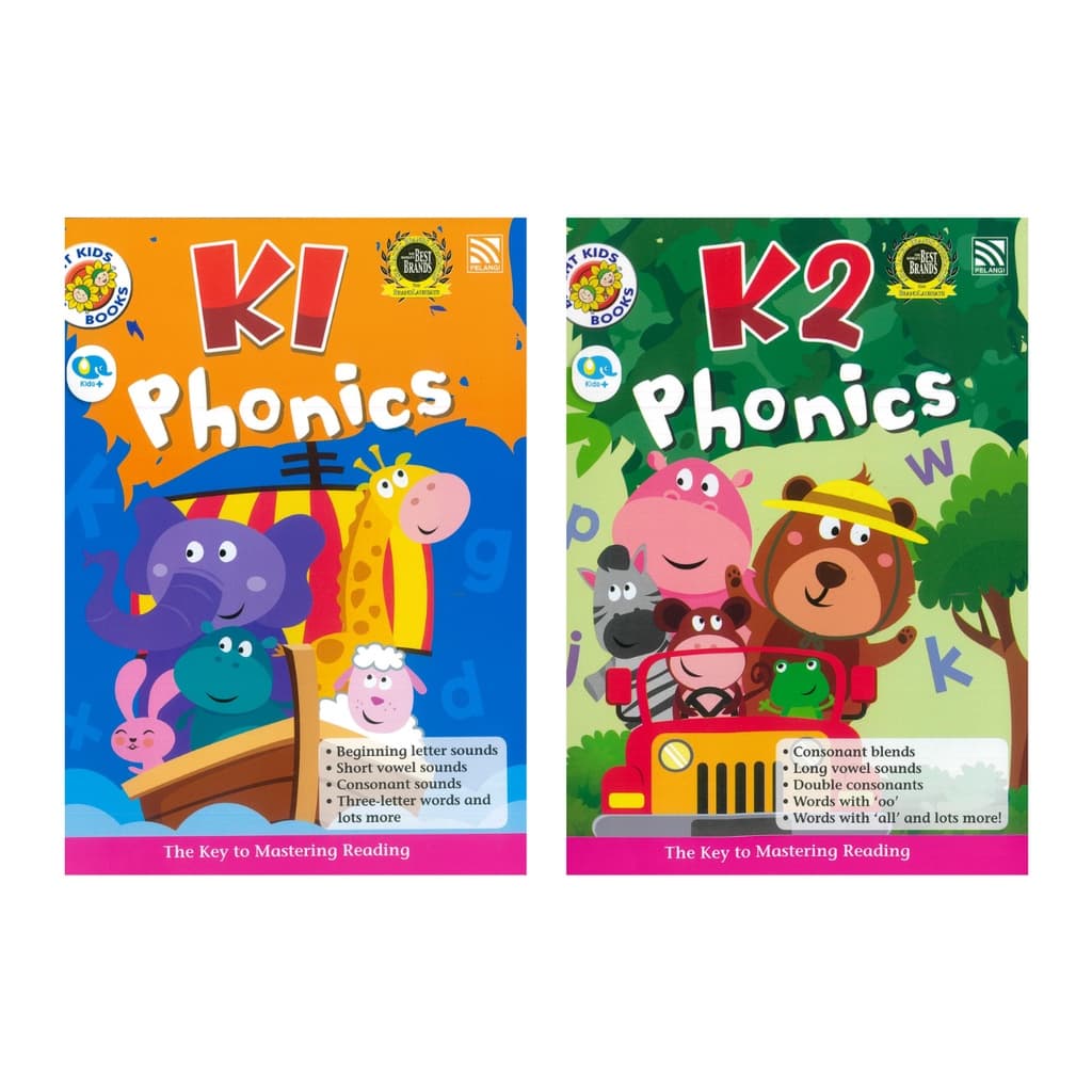 หนังสือแบบฝึกหัดอนุบาล Bright Kids > Phonics หนังสือสอนโฟนิกส์ สอนโฟนิกส์สำหรับเด็ก หนังสือเรียนอนุบาล รูปที่ 1