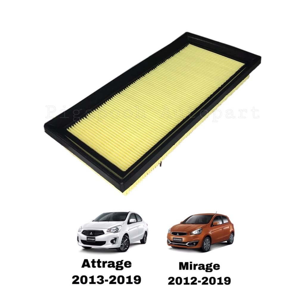 <ซื้อคู่ ถูกกว่า> กรองอากาศ + กรองแอร์ Mirage / Attrage มิราจ แอททราจ รูปที่ 2