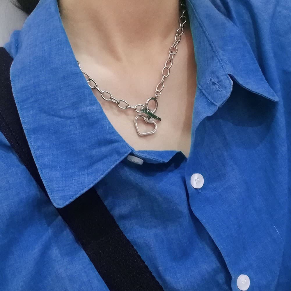สร้อย สร้อยคอ สร้อยคอแฟชั่น จี้ จี้รูปหัวใจ เครื่องประดับ แฟชั่น เครื่องประดับแฟชั่น สำหรับสตรี รูปที่ 2