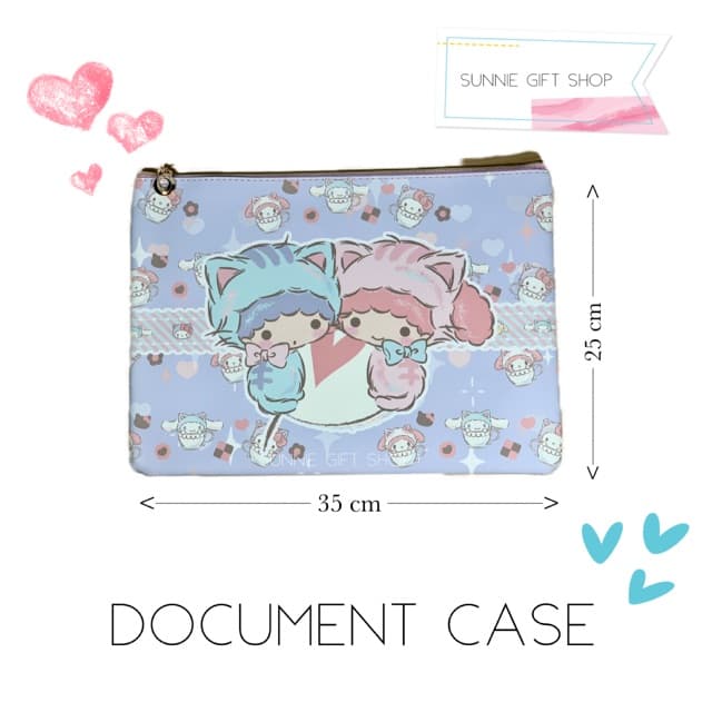 กระเป๋าหนัง PU ลายการ์ตูน สำหรับใส่เอกสาร Notebook ขนาด A4 รูปที่ 2