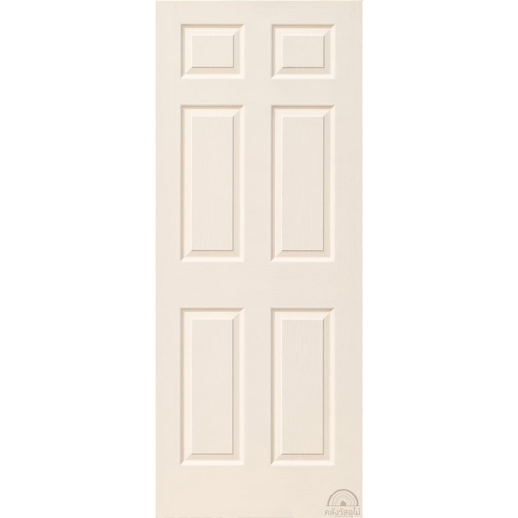WOOD OUTLET ประตูห้องนอน HDF-06 ขนาด80x180cm ใช้สำหรับภายในเท่านั้น ไม้อัด รูปที่ 5