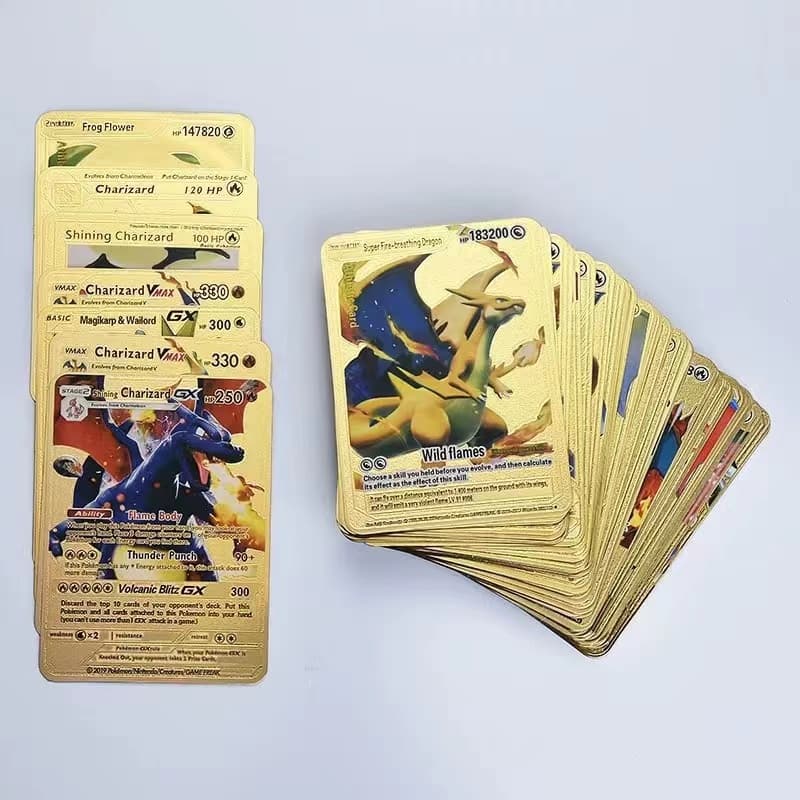 Pokemon Cards 55ชิ้น การ์ดโปเกม่อน โปเกม่อน รุ่นภาษาอังกฤษ การ์ดฝึกเล่นปิกาจู รูปที่ 8