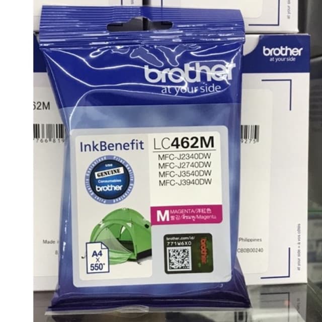 ตลับหมึกอิงค์เจ็ท Brother Ink LC-462 BK,C,M,Y รูปที่ 8