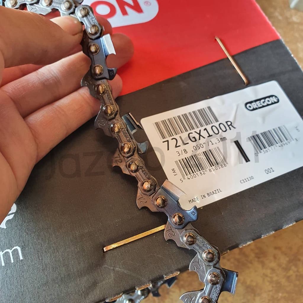 โซ่เลื่อยยนต์ OREGON แท้ 3/8 อ้วน ใหญ่ งานแท้ 100% ทนทาน ไม่ยืดง่าย เบอร์ 72LGX100R 1.3 mm รูปที่ 8
