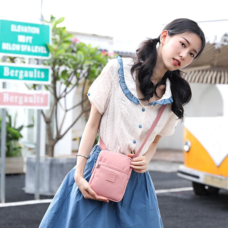GUDIKA- กระเป๋าสะพายข้าง รุ่นใหม่ 2021 ผู้หญิง แฟชั่น เกรดพรีเมี่ยม ผ้าไนลอน กันน้ำ100% รุ่น-5155 รูปที่ 4