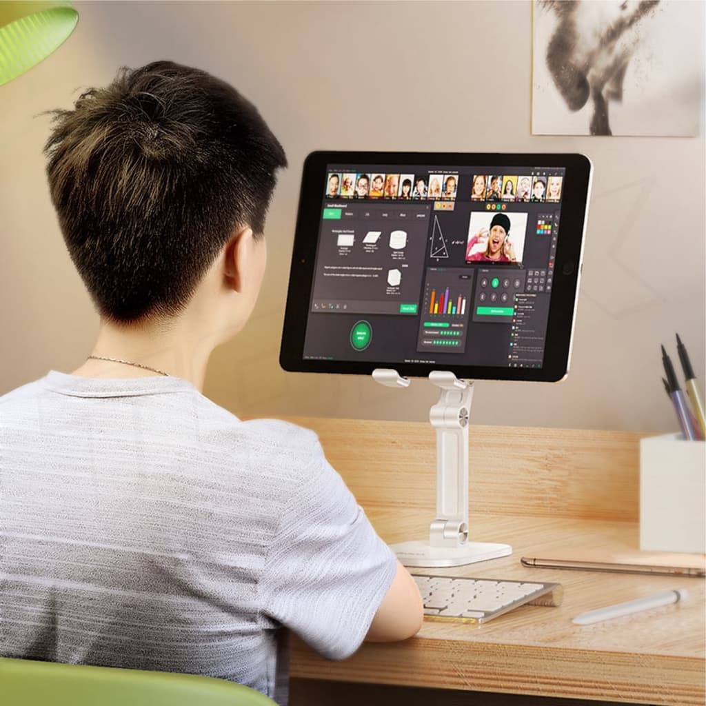 Hoco PH34 Folding Desktop Stand ที่วางมือถือ ขาตั้งมือถือ ที่วางโทรศัพท์ แข็งแรง ทนทาน รูปที่ 8