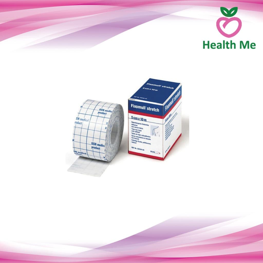 Fixomull Stretch 5cm. x 10m. ฟิกซ์โซมูล สเตรทซ์ แผ่นปิดแผลเอนกประสงค์ ขนาด 5ซม. x 10เมตร รูปที่ 1