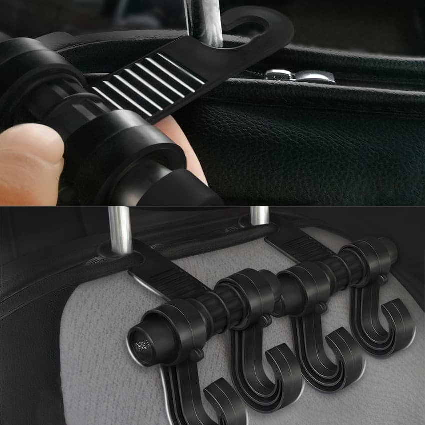 ตะขอเก็บของ ตะขอ ตะขอแขวนติดเบาะ ที่ติดเบาะหลังรถยนต์ ตะขอเอนกประสงค์บนรถ ตะขอแขวนของ ตะขอแขวนของในรถ ที่แขวนของในรถ รูปที่ 6