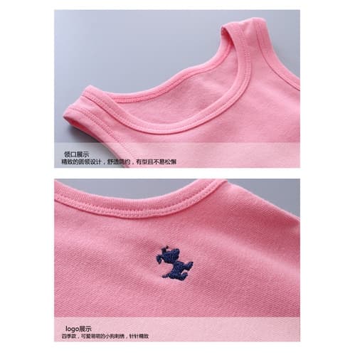 เสื้อกล้ามเด็ก หญิง/ชาย underwear ผ้าฝ้ายแท้100% 2-13ขวบ/เสื้อชั้นในเด็กระบายอากาศ รูปที่ 6