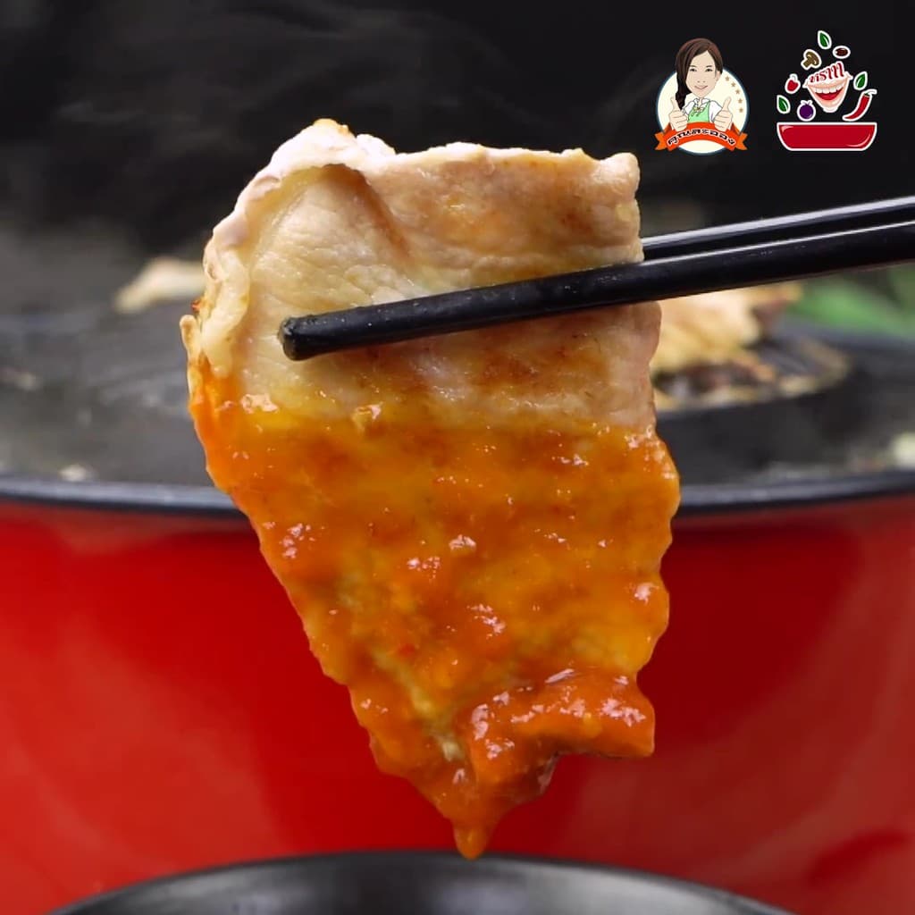 น้ำจิ้มหมูกระทะ คุณละออง สูตรดั้งเดิม ขนาด 1Kg อร่อยเหมือนทานที่ร้าน Roasted Pork รูปที่ 7