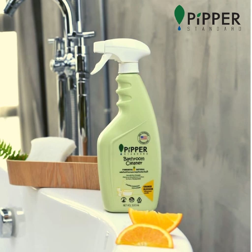 Pipper Standard ผลิตภัณฑ์ทำความสะอาดสุขภัณฑ์และห้องน้ำ กลิ่นออเรนจ์บลอสซัม แบบแกลอน 4.5 ลิตร รูปที่ 6