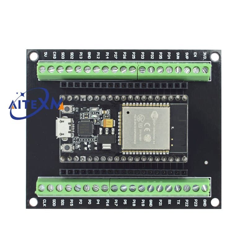 Esp32 บอร์ดทดลอง ESP-32S NodeMCU-32S MICRO/TYPE-C โมดูลไร้สาย WiFi และบลูทูธ ESP-WROOM-32 IOT บอร์ดขยาย รูปที่ 6