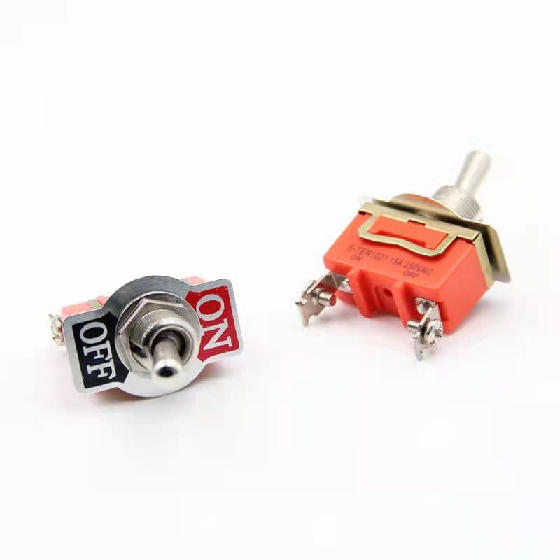 E-TEN1021 สวิทโยก 2 ทาง 12mm แบบก้านยาว ON-OFF switch สวิทซ์ปิดเปิด 15A 250V / 20A 125V สวิตช์ไฟ 12v รูปที่ 7