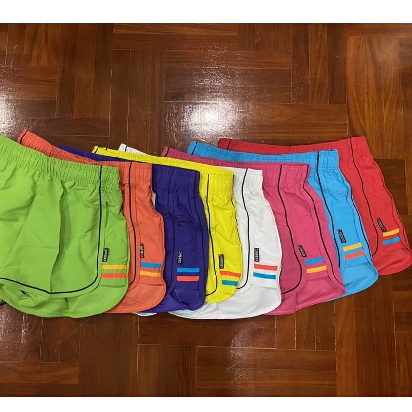 Easywears 170 สินค้าใหม่ กางเกงขาสั้น ใส่อยู่บ้าน ออกกำลังกาย ขาเว้า ตัดข้างสองสี รูปที่ 3