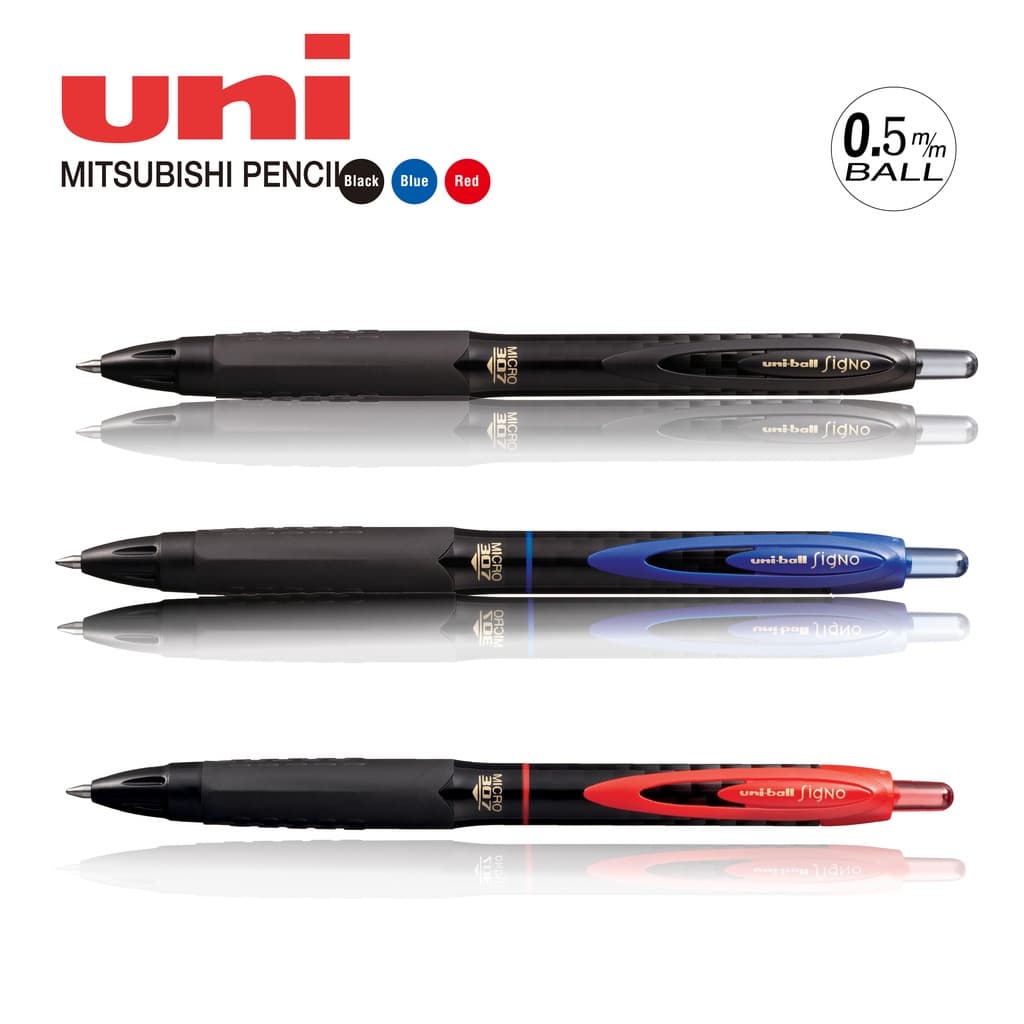 UNI BALL SIGNO 307 ปากกาเจลคุณภาพดีจากยูนิ และไส้ปากกา ขนาด 0.38 0.5 0.7 MM รูปที่ 8