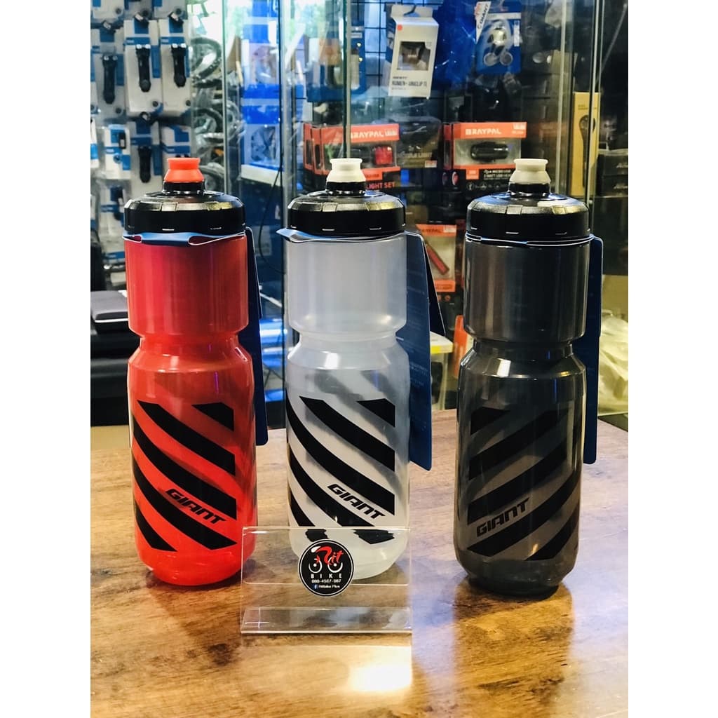 New!!! กระติกน้ำจักรยาน Giant Double Spring 600&750cc. BPA-free จุกระบบใหม่ น้ำพุ่งแรงขึ้น 50 % สินค้าบริษัท รูปที่ 9