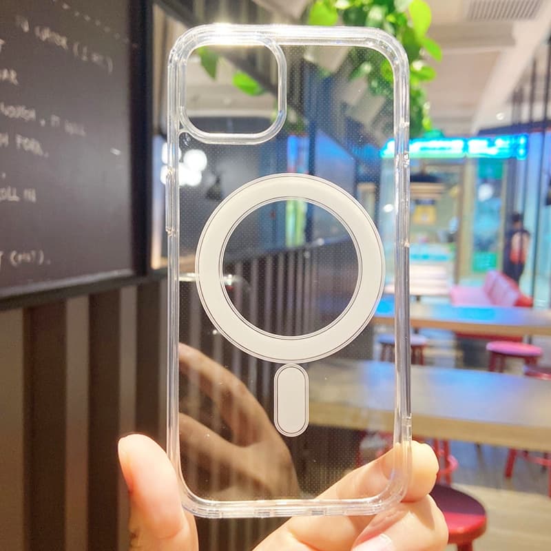 เคสใส แม่เหล็ก เคสเกราะกันกระแทกสำหรับ สำหรับ16p,17 pro,17pro max,i12,13pro max,i11,14,14plus,14pro max,15pro max,15plus รูปที่ 2