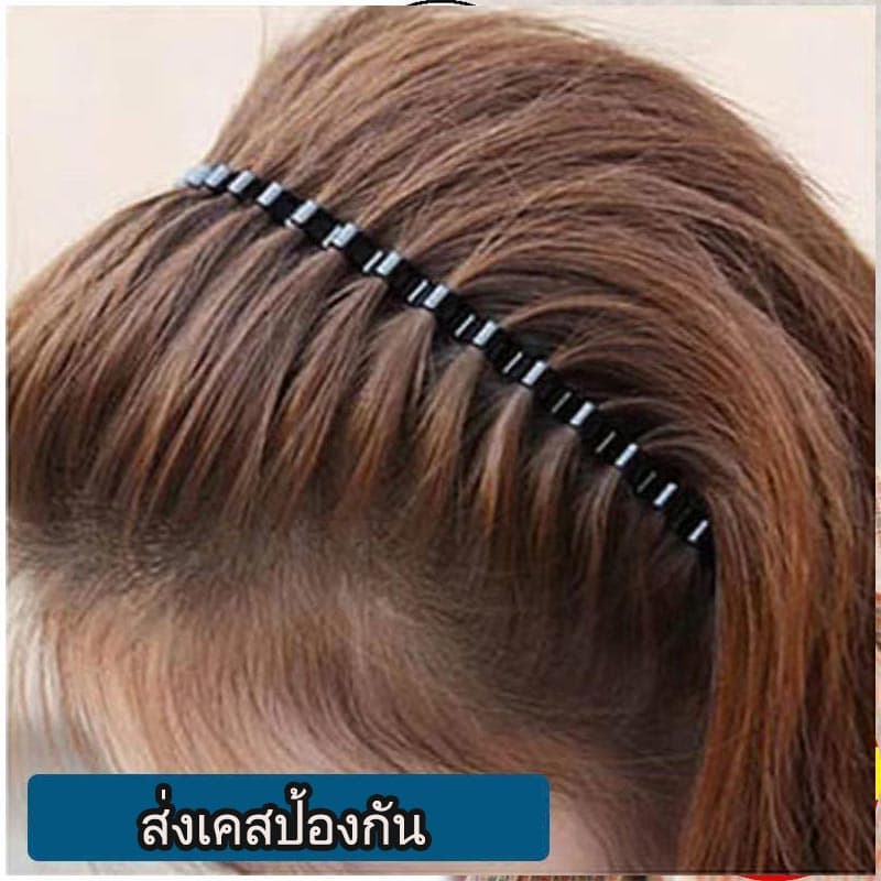 ที่คาดศีรษะ ที่คาดผมสปริง แถบคาดศีรษะโลหะ ที่คาดผม ที่คาดผมผู้ชาย ใช้ได้ทั้งชายหญิง รูปที่ 4