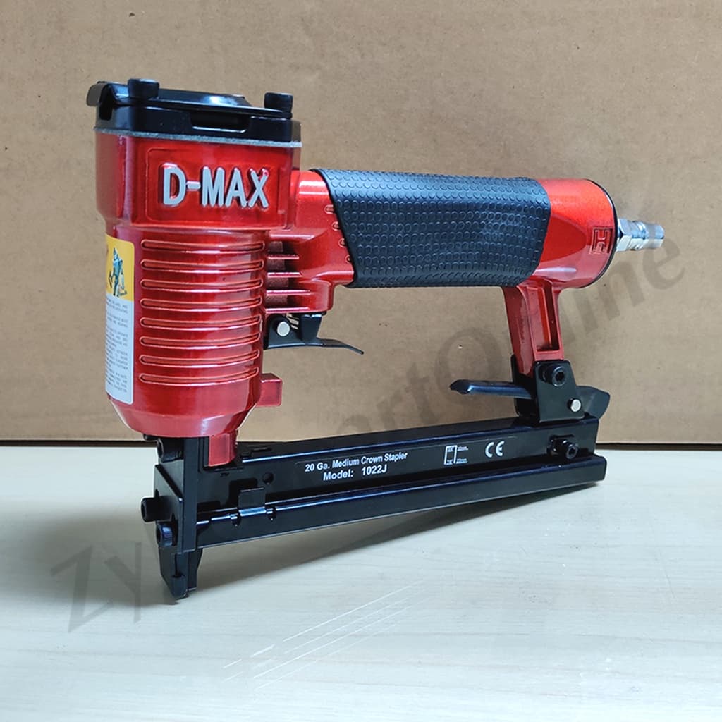 D-MAX : 1022J ปืนลมยิงตะปูขาคู่ กว้าง 10 มิล แม็กลมขาคู่ ปืนลม ปืนยิงตะปู ปืนยิงตะปูลม แม๊กลม แม็คลม แม๊คลม รูปที่ 6