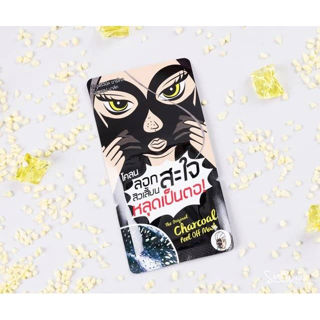แท้/ดีลสุดคุ้ม/ไลฟ์ทุกวัน Charcoal Peel Off Mask โคลนลอกหน้าสะใจ รูปที่ 4