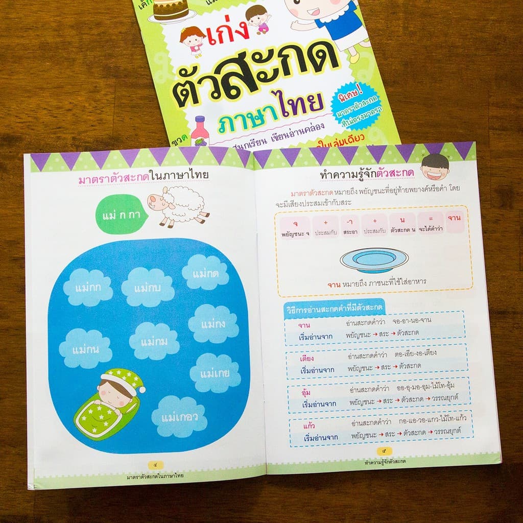 หนังสือแบบฝึกหัดภาษาไทย 3 เล่ม | เก่งสระภาษาไทย, เก่งตัวสะกดภาษาไทย, อ่านคล่องเขียนสวย หมวดคำภาษาไทย รูปที่ 7