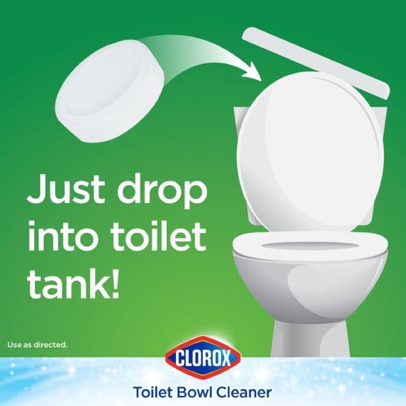 ขายส่งยกลัง 12ก้อน Clorox ก้อนทำความสะอาดชักโครก ใช้แล้วไม่ต้องขัด รูปที่ 6