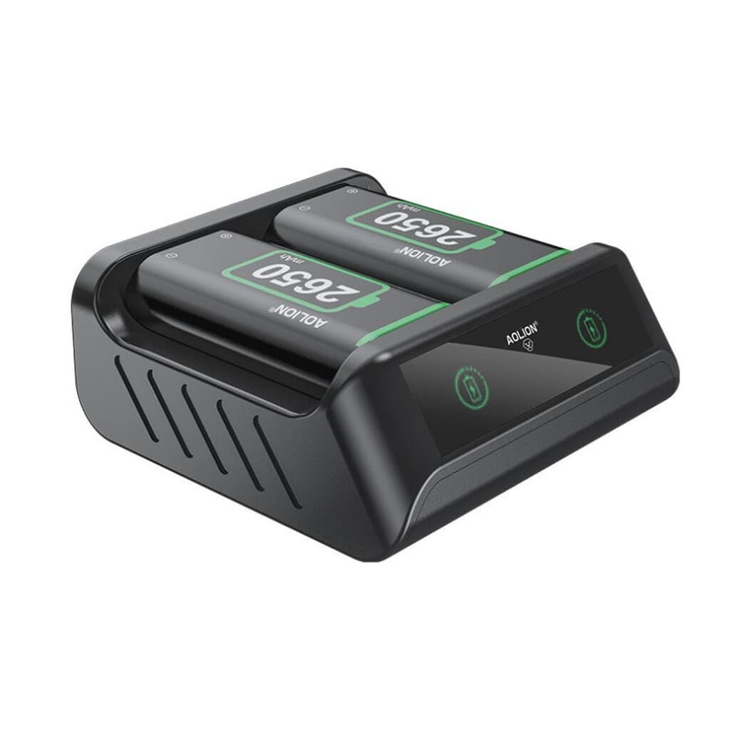 Aolion แบตเตอรี่ XboxOne & XboxSeriesS/X แบต 2 ก้อน + แท่นชาร์จ 2650 mAh รูปที่ 2