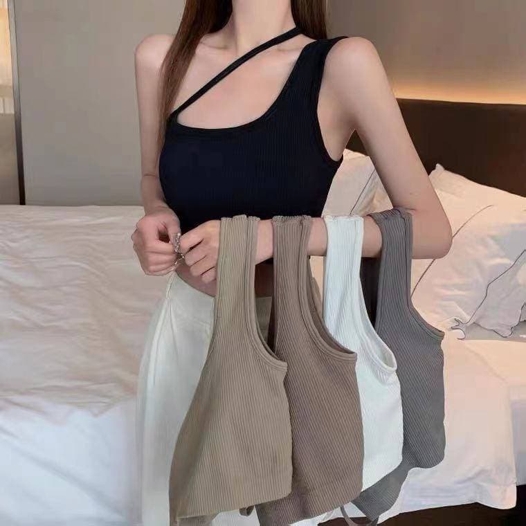 𝑩𝒓𝒂𝑩𝒓𝒂𝑩𝒓𝒂 #bra-139 เสื้อกล้าม สายเดี่ยว ใสได้ หลายแบบ รูปที่ 6
