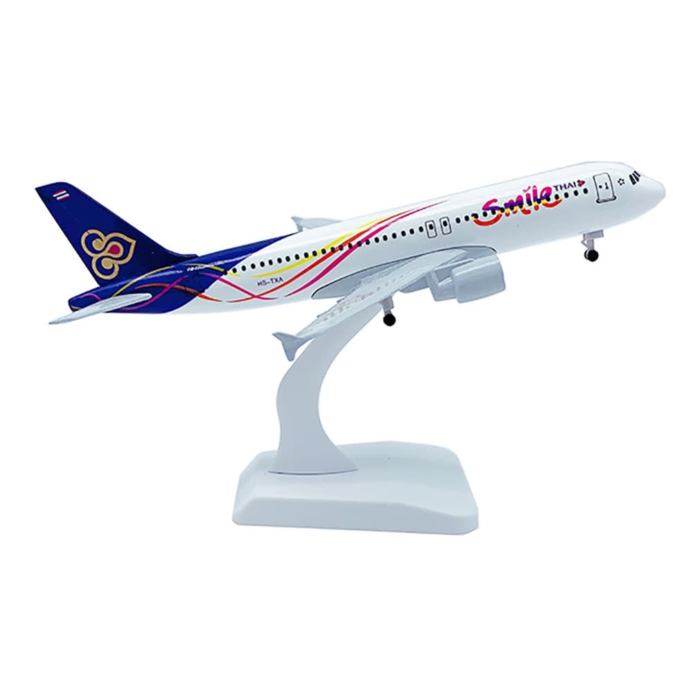 โมเดลเครื่องบิน "ส่งจากไทย" ขนาด 20 CM ตัวลำทำจากเหล็กอัลลอย ฐานตั้งถอดออกได้ มีล้อ ลำใหญ่ สวย งานละเอียด รูปที่ 2