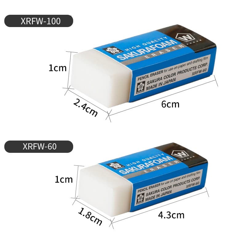ใหม่! ก้อนดำ ยางลบ Sakura Foam XRFW-60 / XRFW-100 รูปที่ 4