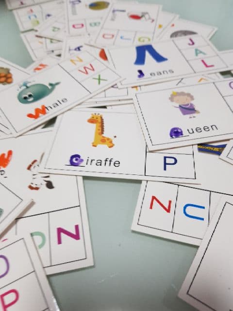 การ์ดกิจกรรม Phonics Beginning Letter Sound แฟรชการ์ด รูปที่ 7