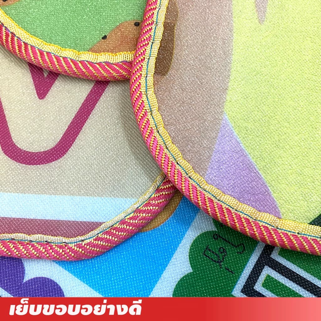 แผ่นรองนั่ง เสื่อรองนั่ง แผ่นโฟมรองนั่ง ขนาด 60x60 ซม. มีลายทั้ง 2 ด้าน ใช้งานได้อเนกประสงค์ รูปที่ 2