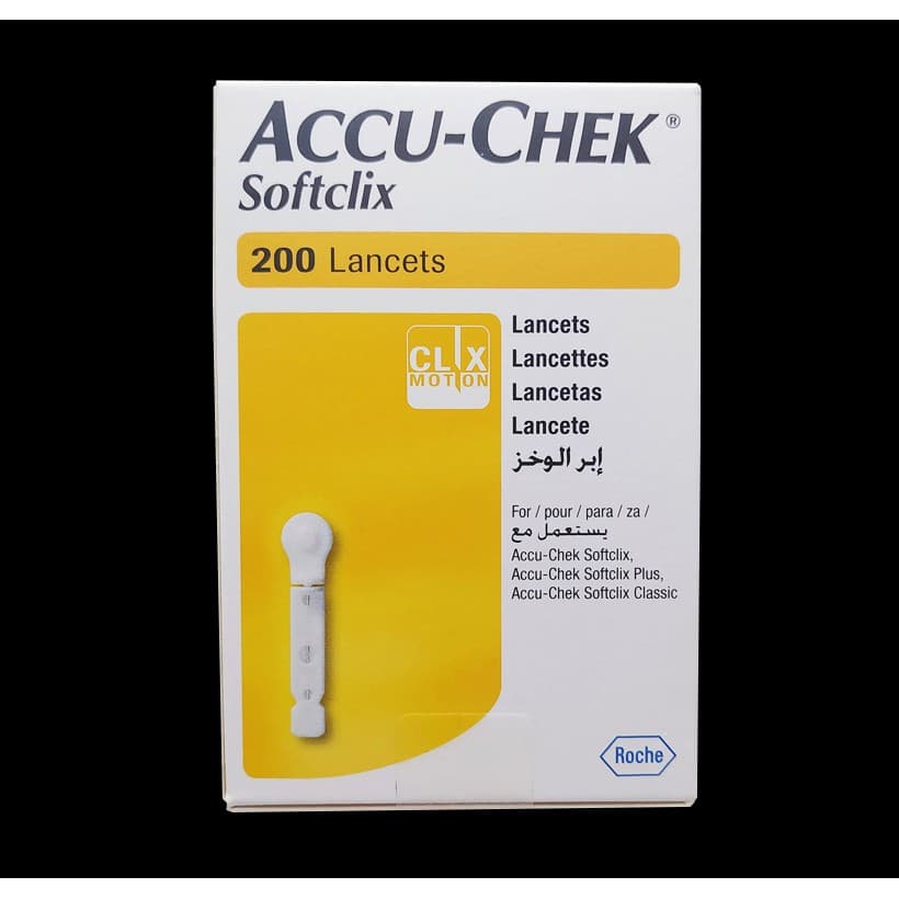 Accu-chek SoftClix Lancets Accu Chek 50/200 ชิ้น #Accuchek #SoftClix รูปที่ 1