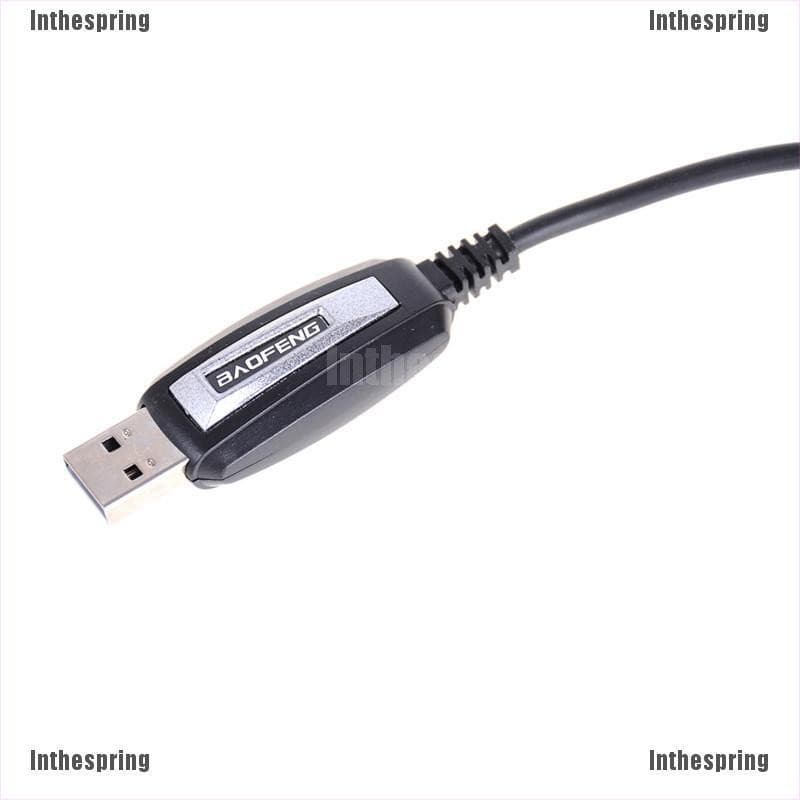 ในฤดูใบไม้ผลิ สายตั้งโปรแกรมได้ Usb 2 Pin 1 ชุดพร้อมไดรเวอร์ CD สําหรับ Uv-5R Bf-888S รูปที่ 4