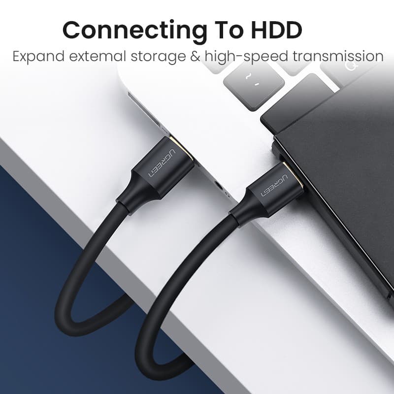 Ugreen สายชาร์จ USB ขนาดเล็ก เป็น USB สําหรับเครื่องเล่น MP3 MP4 DVR GPS กล้องดิจิทัล HDD Mini USB รูปที่ 3