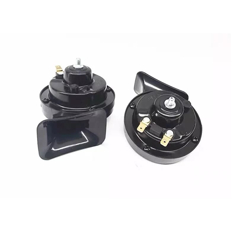 แตรหอยโข่ง BSEOCH แท้100％ แตรหอยโข่งเสียงรถเบนซ์ 115db รุ่นBS-138-02 สีดำ 12V 24V 1คู่ รูปที่ 4