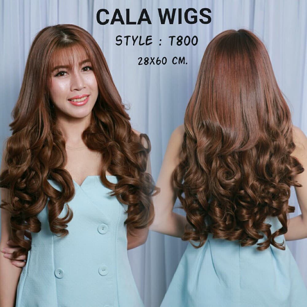แฮร์พีชcalawigsราคาส่ง รหัสT800 กว้าง28cmยาว60cmชิ้นหนาพิเศษไหมด้านเหมือนผมจริง แฮร์พีชลอนยาว รูปที่ 1