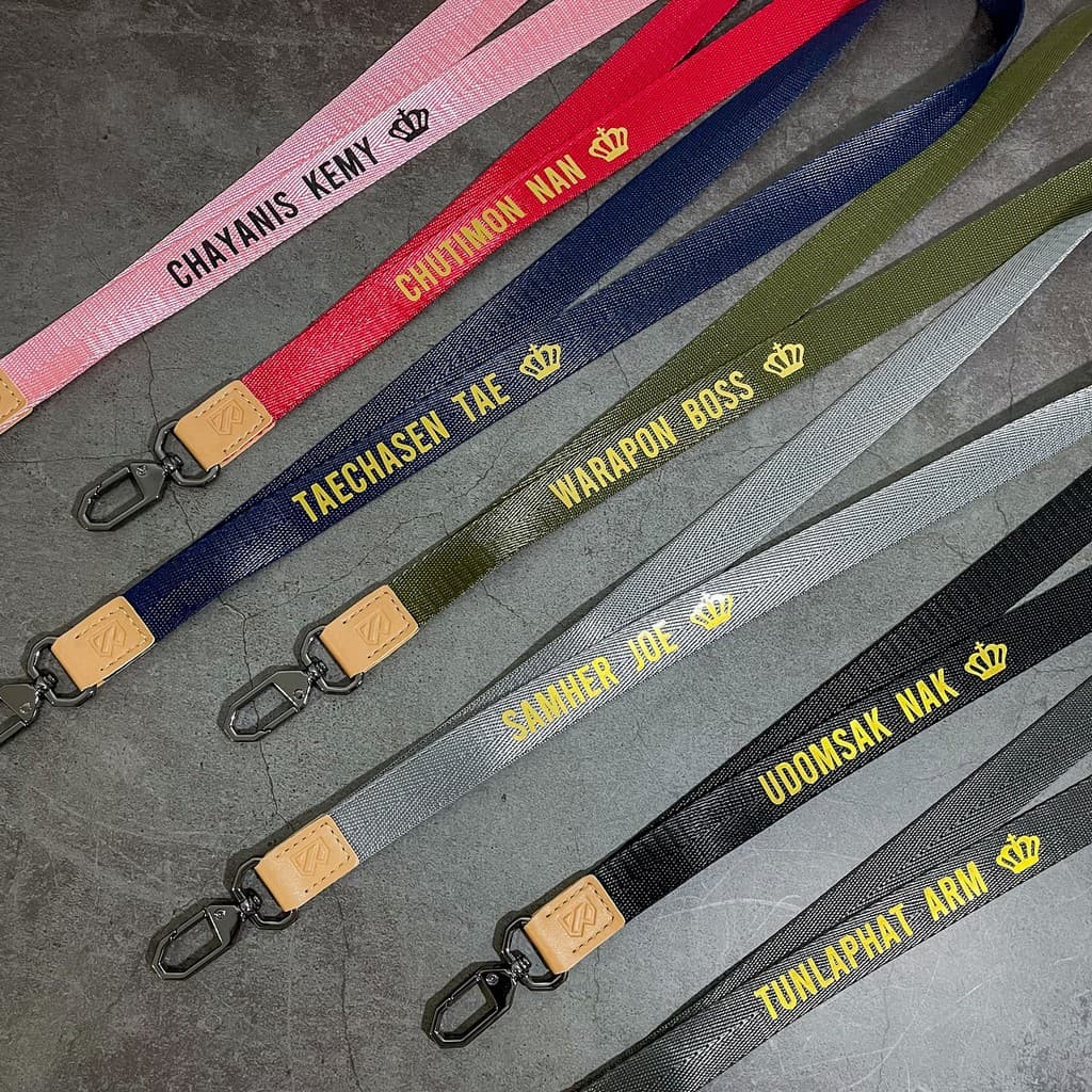 สายคล้องคอ ใส่ชื่อ/ข้อความฟรี สายบัตรพนักงาน - Personal Lanyard รูปที่ 7