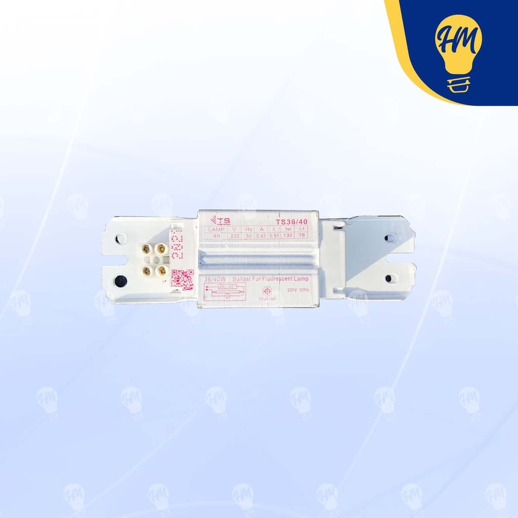 TS บัลลาสต์ แกนเหล็ก 20w. , 32w. , 40w. รูปที่ 4