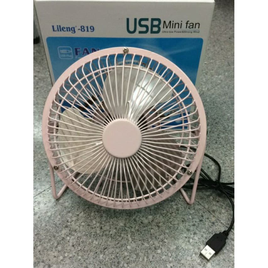 พัดลม USB Lileng-826 พัดลมตั้งโต๊ะ 8 นิ้ว พัดลมพกพา ปรับหมุนเปลี่ยนได้ 360 องศา รูปที่ 5