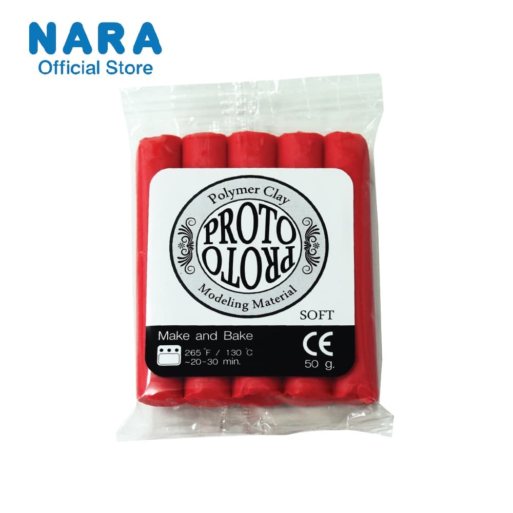 NARA Proto Polymer Box 300g. นาราดินโพลีเมอร์กล่อง รุ่น โปรโต *เลือกสี* รูปที่ 5