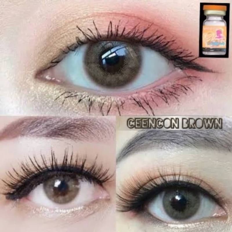 ส่งด่วนทุกวัน‼คอนแทคเลนส์ Ceencon Brown - Gaezz Secret สีน้ำตาลขนาดมินิ รูปที่ 7