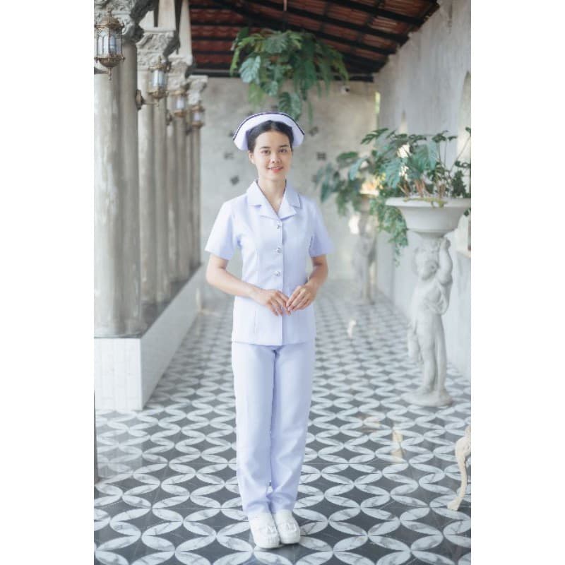 ชุดพยาบาลสำเร็จรูป กางเกงขากระบอก รูปที่ 3