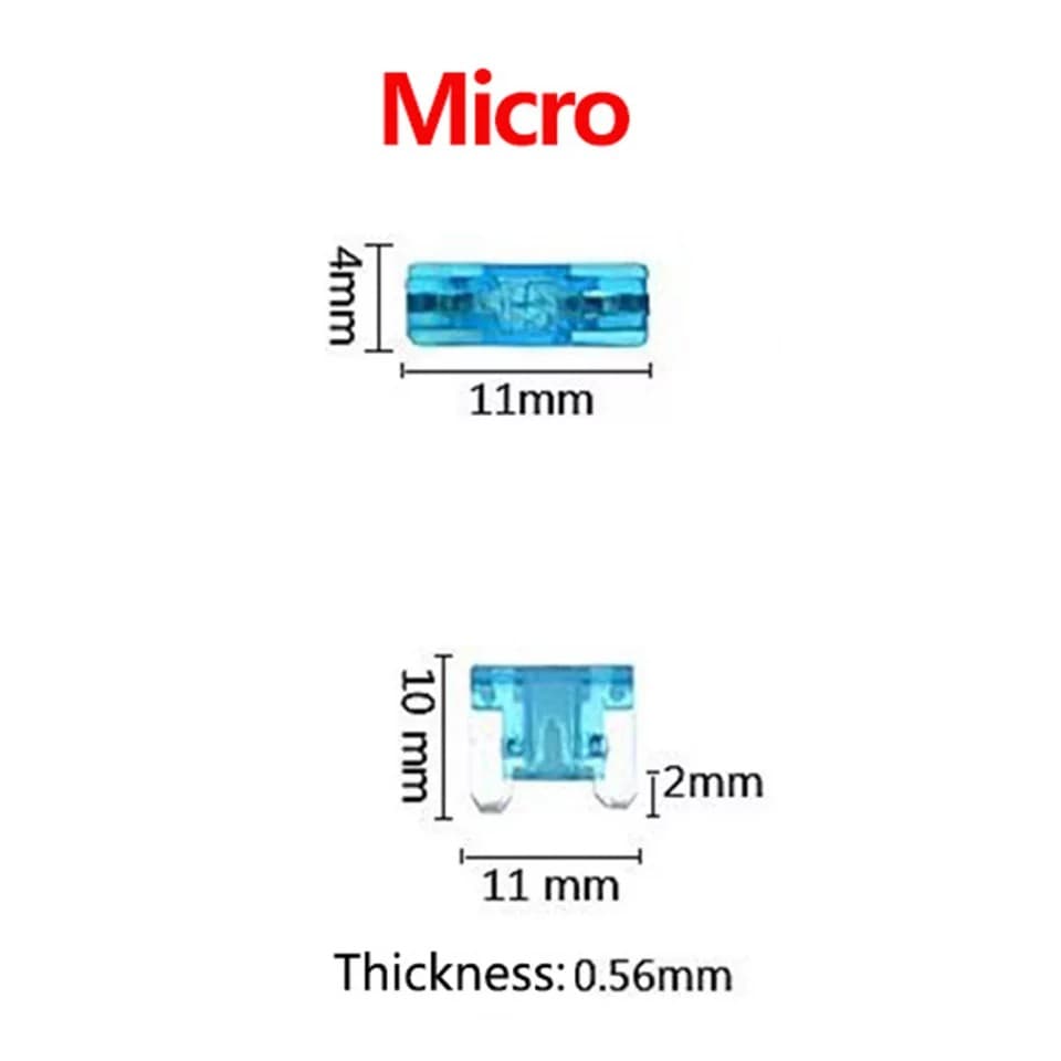 Micro fuse ไมโครฟิวส์ ฟิวส์สำรองสำหรับรุ่นที่รองรับ รูปที่ 2