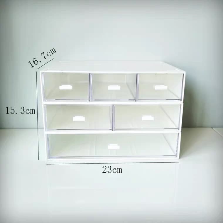 ฟรีสติ๊กเกอร์ ก่ลองลิ้นชักใส่ของ กล่องเก็บของ กล่องเก็บเครื่องสำอาง ชั้นวางของ เรียงซ้อนกันได้ รูปที่ 9